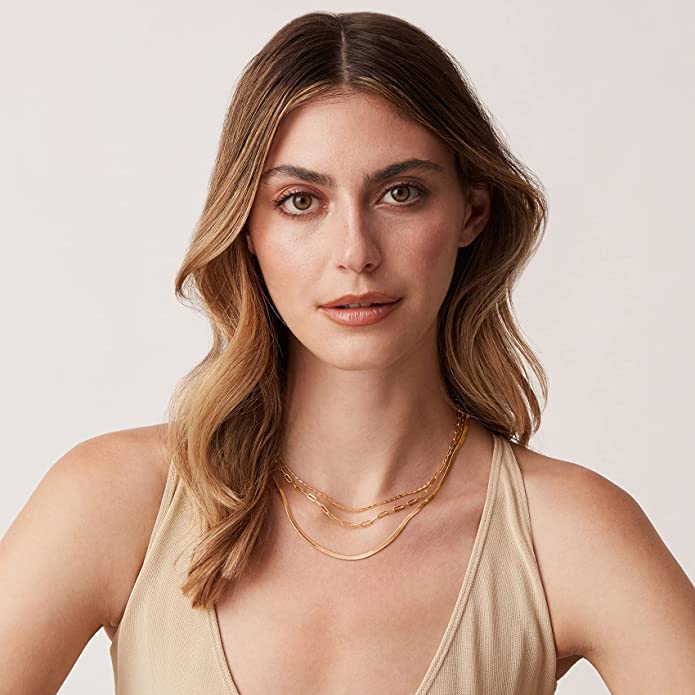 Gold Layered Chain Necklace