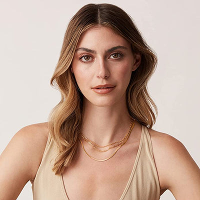 Gold Layered Chain Necklace