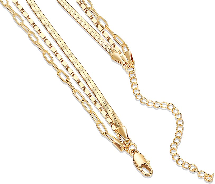 Gold Layered Chain Necklace