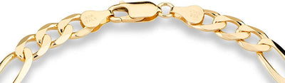 Figaro Chain Bracelet - 7mm